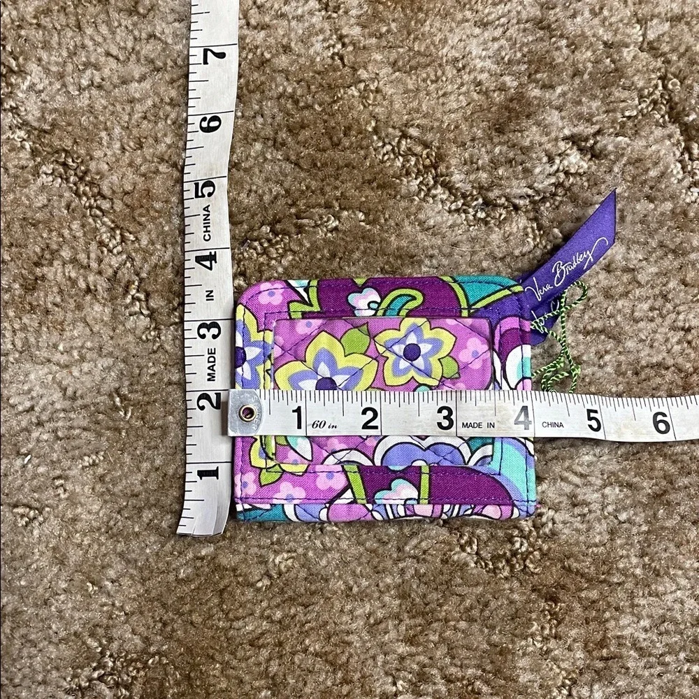NWT Vera Bradley Purple Campus Double ID Holder - Picture 4 of 4